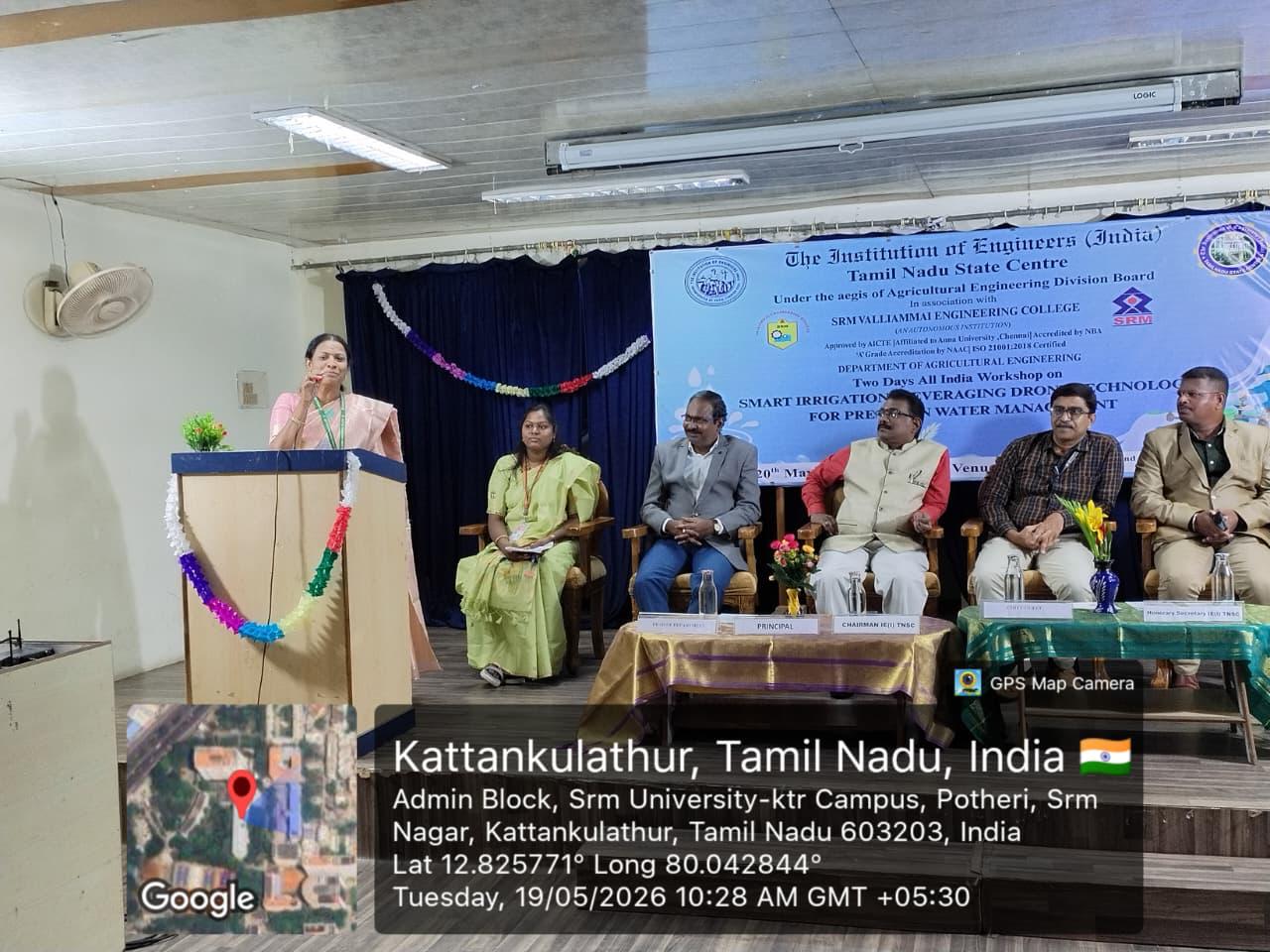 All India Workshop on Smart Irrigation: Leveraging Drone Technology for Precision Water Management